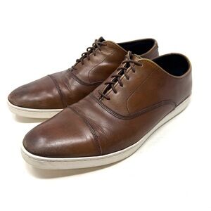 Allen Edmonds "PARK AVENUE 2.0"‎ Oxford Dress Sneakers 10.5 E  DARK CHILI Brown